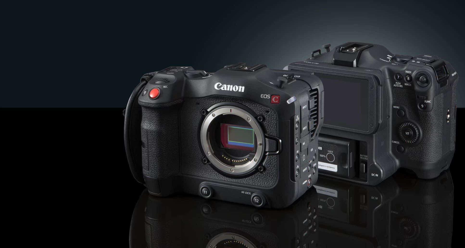 دوربین سینمایی کانن (Canon EOS C70 (RF Mount