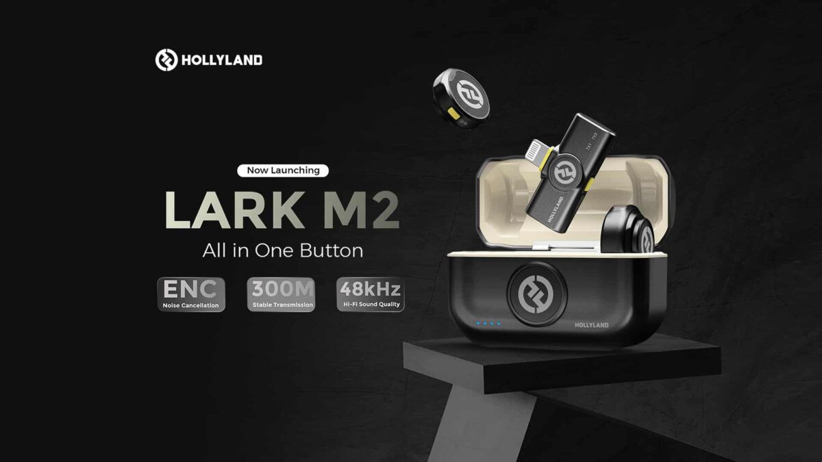 میکروفون بی‌سیم Hollyland LARK M2 DUO (گیرنده پلاگین با کانکتور لایتنینگ)