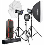 کیت فلاش استودیویی سه شاخه گودوکس Godox QS400II Studio Flash Kit