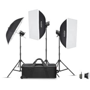 کیت فلاش استودیو سه شاخه گودوکس Godox MS300-V Studio Flash Kit