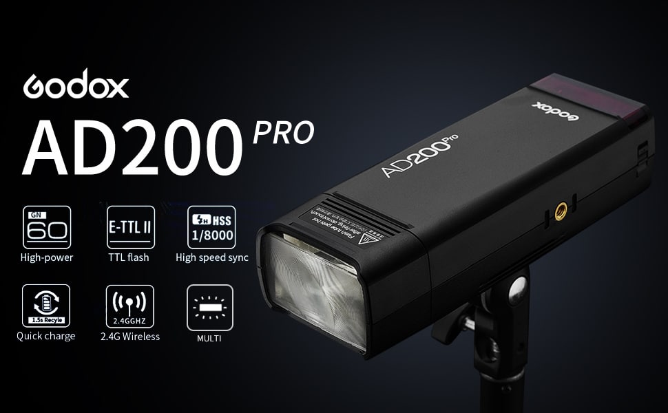 Godox AD200Pro TTL Pocket Flash Kit