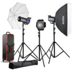 کیت فلاش استودیو سه شاخه گودوکس Godox QS600II Studio Flash Kit