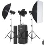 کیت فلاش استودیویی سه شاخه گودوکس Godox QT600IIIM Studio Flash kit