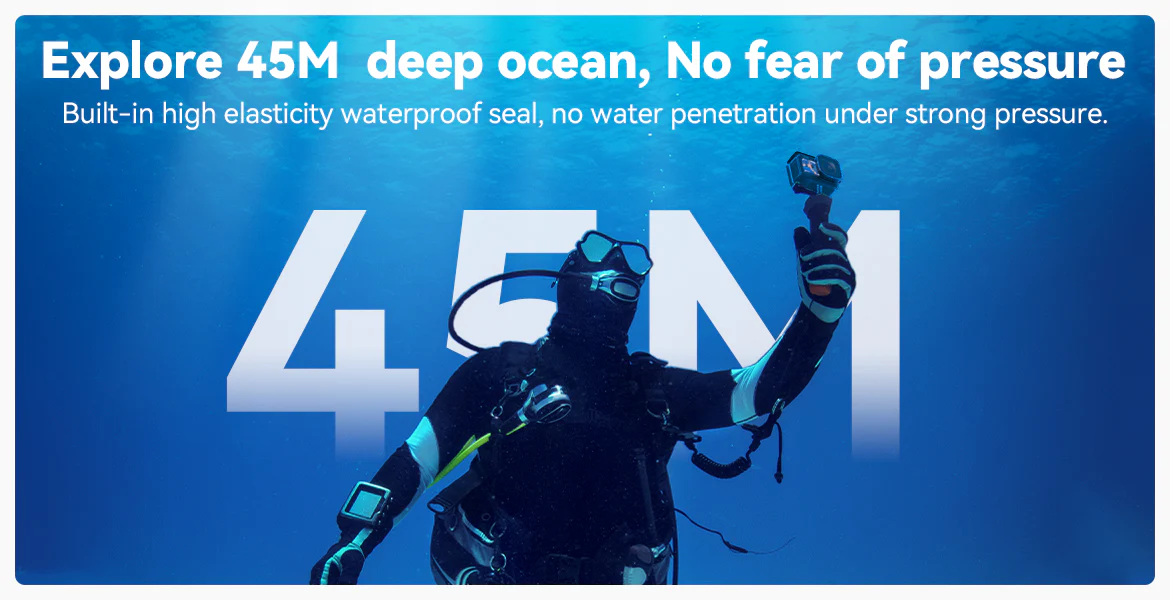 قاب ضدآب چند منظوره TELESIN برای 9-13 GoPro Hero با قابلیت درب پشتی لمسی