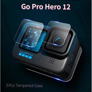 پک 3 عددی گلس محافظ صفحه برای GoPro Hero 9-12 Black