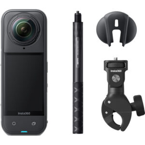 باندل دوربین Insta360 X5 360 برای موتور سیکلت