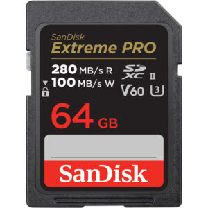 کارت حافظه سن‌دیسک ۶۴ گیگ SanDisk Extreme PRO UHS-II
