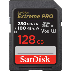 کارت حافظه سن‌دیسک ۱۲۸ گیگ SanDisk Extreme PRO UHS-II