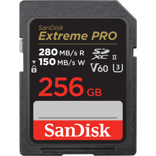 کارت حافظه سن‌دیسک ۲۵۶ گیگ SanDisk Extreme PRO UHS-II
