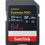 کارت حافظه SDXC سن‌دیسک ۶۴ گیگ Extreme PRO UHS-II