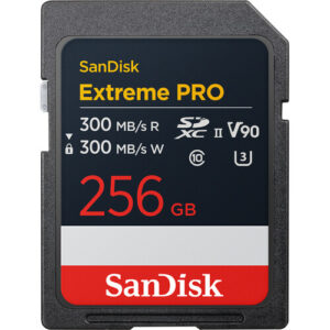 کارت حافظه SDXC سن‌دیسک ۲۵۶ گیگ Extreme PRO UHS-II
