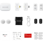 میکروفون بی‌سیم دو نفره Hollyland LARK A1 Combo (سفید)
