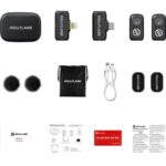 میکروفون بی‌سیم دو نفره Hollyland LARK A1 Combo (مشکی)