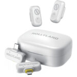 میکروفون بی‌سیم دو نفره Hollyland LARK A1 Combo (سفید)