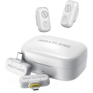 میکروفون بی‌سیم دو نفره Hollyland LARK A1 Combo (سفید)