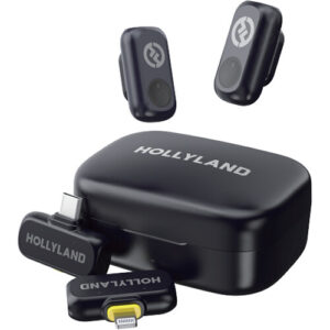 میکروفون بی‌سیم دو نفره Hollyland LARK A1 Combo (مشکی)