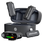 میکروفون بی‌سیم دو نفره Hollyland LARK MAX 2 Combo مخصوص دوربین و موبایل