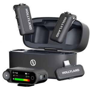 میکروفون بی‌سیم دو نفره Hollyland LARK MAX 2 Combo مخصوص دوربین و موبایل