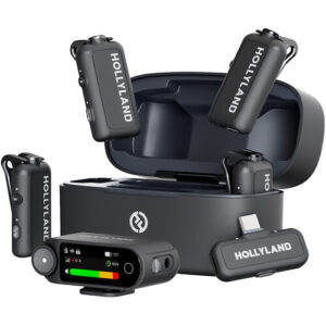 میکروفون بی‌سیم چهار نفره Hollyland LARK MAX 2 Combo مخصوص دوربین و موبایل