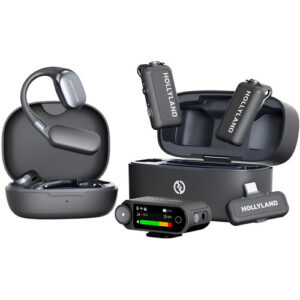 میکروفون بی‌سیم دو نفره Hollyland LARK MAX 2 Ultimate Combo مخصوص دوربین و موبایل