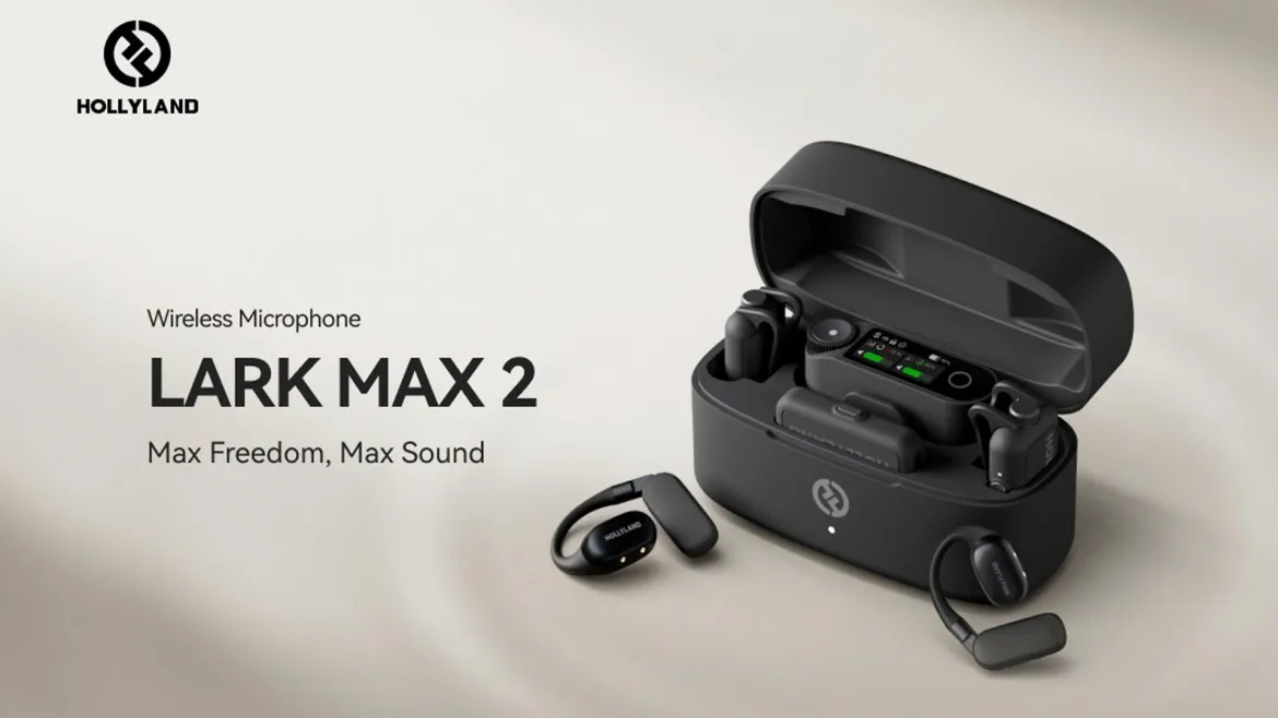 میکروفون بی‌سیم چهار نفره Hollyland LARK MAX 2 Combo مخصوص دوربین و موبایل