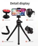 سه‌پایه رو میزی منعطف جی‌ماری مدل MT-25