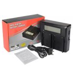 شارژر دوبل باتری سونی NP-F970 با نمایشگر LCD
